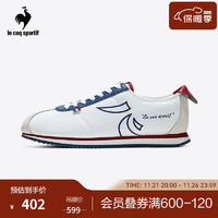 乐卡克法国公鸡男女款低帮历史经典休闲鞋运动鞋CMT-233801 白/红/蓝/WRB 40