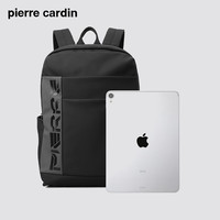 皮尔卡丹男包2023男士双肩包商务大容量电脑背包通勤旅行男式书包潮 黑色