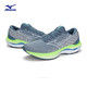 今日必买、PLUS会员：Mizuno 美津浓 男子跑步运动鞋 舒适缓震 WAVE INSPIRE19 SSW