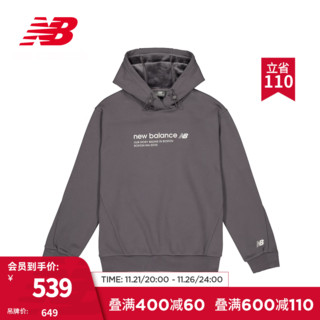 NEW BALANCE23男款早秋连帽百搭运动休闲卫衣 DKG NCD46191 L