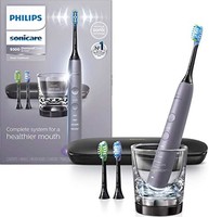 Philips 飞利浦 Sonicare DiamondClean Smart 9300 电动牙刷 包括3个刷头、玻璃充电器和旅行盒 灰色