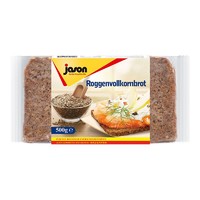 jason 捷森 低脂高纤全麦面包德国进口捷森黑面包无糖精减代餐家庭量贩囤货装