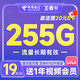 中国电信 王者卡 19元月租（255G全国流量+送12个月B站大会员）激活赠20元E卡