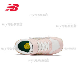 NEW BALANCE NB 4-14岁男女儿童秋冬粉色系休闲运动鞋373 粉橘色_米色 YV373RP2 28码 脚长16.5cm