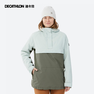 DECATHLON 迪卡侬 滑雪女雪服女防水wedze OVW3 卡其灰 M