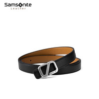 Samsonite 新秀丽 2023牛皮革腰带女双面时尚腰链礼盒BW5 BW5*39030