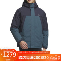 adidas 阿迪达斯 男子 运动型格系列 SHRT DOWN PARKA 运动 羽绒服 IL8923 A/S码