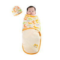 PIPILE 皮皮乐 PIPILOVE皮皮乐襁褓包巾睡袋纯棉宝宝包被