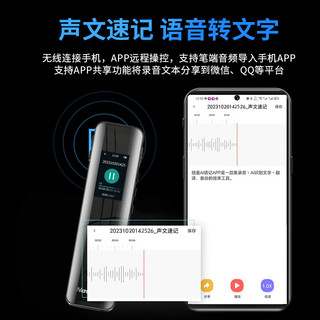 Newsmy 纽曼 智能录音笔 W3 Pro 32G 蓝牙版 转写助手 声文速记 专业高清降噪 会议录音转文字 录音器 同传翻