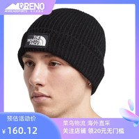 北面 美版LOGO男女防风保暖针织毛线帽Beanie