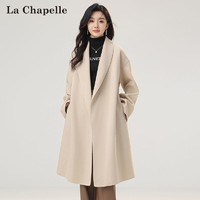 La Chapelle 慵懒风过膝大衣 外套女 冬高级感宽松气质风衣