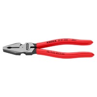 KNIPEX 凯尼派克（KNIPEX）02 01 200 省力型钢丝钳8寸200mm德国工业级多功能平口钳老虎钳