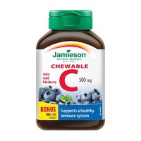 Jamieson 健美生 维生素C咀嚼片 蓝莓味 120片