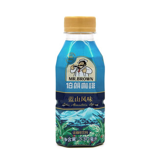 伯朗（MR.BROWN） 蓝山风味浓咖啡饮料 330ml*4 中国台湾