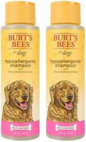 小蜜蜂 狗用含乳木果油和蜂蜜洗发水，适用于肌肤干燥或敏感的狗 2件装