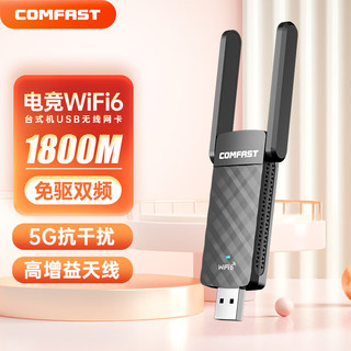 COMFAST CF-952AX 1800M 千兆USB无线网卡 WIFI6