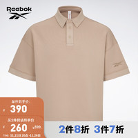 Reebok锐步2023男女同款休闲宽松短袖POLO衫 23RCS419UGK0 A/XL