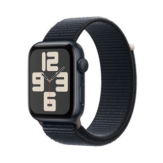 Apple 苹果 watch 2023新款iwatchse智能运动手表午夜色  44毫米 GPS款