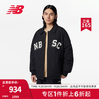 NEW BALANCE NB23男款潮流百搭运动棉服外套 BK AMJ34310 XS