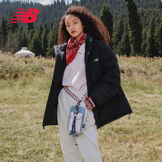 NEW BALANCE 23年男女同款冬季潮流时尚保暖羽绒服AMJ33340 BK L 