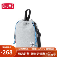 CHUMS洽洽鸟 日系潮流户外休闲百搭 通用款双面桶包手提包 CH60-3655 灰色/G005 20升以下