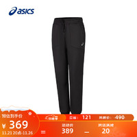 亚瑟士ASICS运动长裤男子舒适透气跑步运动裤 2031E446-001 黑色 L