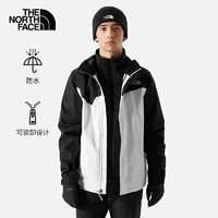 THE NORTH FACE北面冲锋衣男户外防水保暖夹棉三合一88RM FN4 XXXL