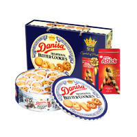 CROWN 皇冠 Danisa皇冠丹麦曲奇饼干节日送礼礼盒装进口零食 908克 款式随机