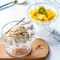KINGZUO 玻璃碗冰激凌冰淇淋杯布丁蘸酱必胜客同款甜品碗