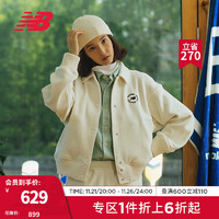 NEW BALANCE NB23女款早秋潮流百搭运动针织外套 IV 6DD38532 XS