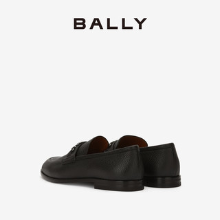 BALLY/巴利男士黑色皮革乐福鞋6302652 黑色 40