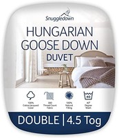 Snuggledown 匈牙利鹅绒被 ，适合全年使用，4.5 Tog，夏凉被，双人被