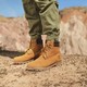  Timberland 户外男靴 防水踢不烂真皮 10061W-小麦色 国码42　