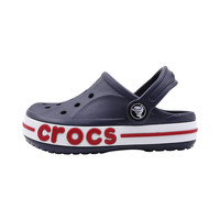 crocs 卡骆驰 儿童鞋深蓝沙滩鞋休闲舒适凉鞋贝雅洞洞鞋潮