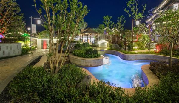 嘉兴清池温泉酒店 高级大/双床房1晚套餐(含双早 双人温泉