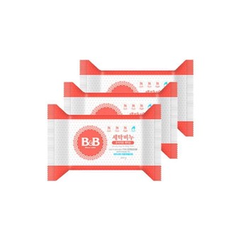 B&B 保宁 韩国保宁婴儿洗衣皂200g*3洋槐甘菊香宝宝用尿布BB皂抑菌