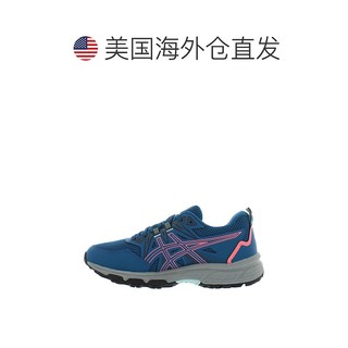 美国Asics Gel-Venture 8蓝色徽标网面透气舒适女士运动鞋