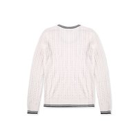 香港Tommy 女士细麻花纹圆领毛衫76A6105