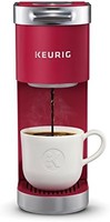 Keurig K-Mini Plus 单杯 K-Cup 胶囊咖啡机，红色，需配变压器