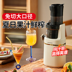 DAEWOO 大宇 榨汁機汁渣分離家用全自動大口徑炸果汁榨水果原汁機
