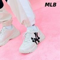 MLB 正品MLB老爹鞋女男洋基队厚底增高小白鞋运动鞋 2022新款鞋子SHC1