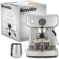 Breville 铂富 ‎VCF125X 半自动咖啡机 银色