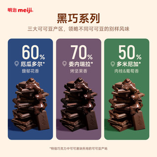 【天猫U先】9.9元享明治meiji排块巧克力6种口味尝鲜6片装