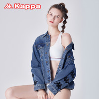 Kappa/卡帕女士文胸运动背心条纹撞色时尚内搭