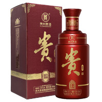 贵收藏酒 贵州贵酒 53度 酱香型（原贵阳酒厂) 贵酒 傢品  500mlx1瓶