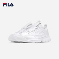 FILA 斐乐 女鞋斐乐破坏者2代时尚休闲跑步厚底增高老爹鞋小白鞋潮