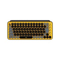 Logicool 日本直邮Logicool罗技 POP Keys 机械无线键盘K730YL 黄色