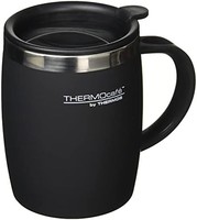 THERMOS 膳魔师 ThermoCaféSoft Touch 台式马克杯，黑色，450毫升