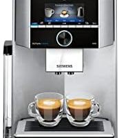 Siemens 西门子 EQ.9 全自动咖啡机，配有触摸屏，可同时制作两杯咖啡，配有iAroma系统和Arom双倍功能