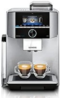 SIEMENS 西门子 EQ.9 全自动咖啡机，配有触摸屏，可同时制作两杯咖啡，配有iAroma系统和Arom双倍功能